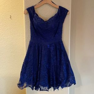 Navy Blue Formal Dress